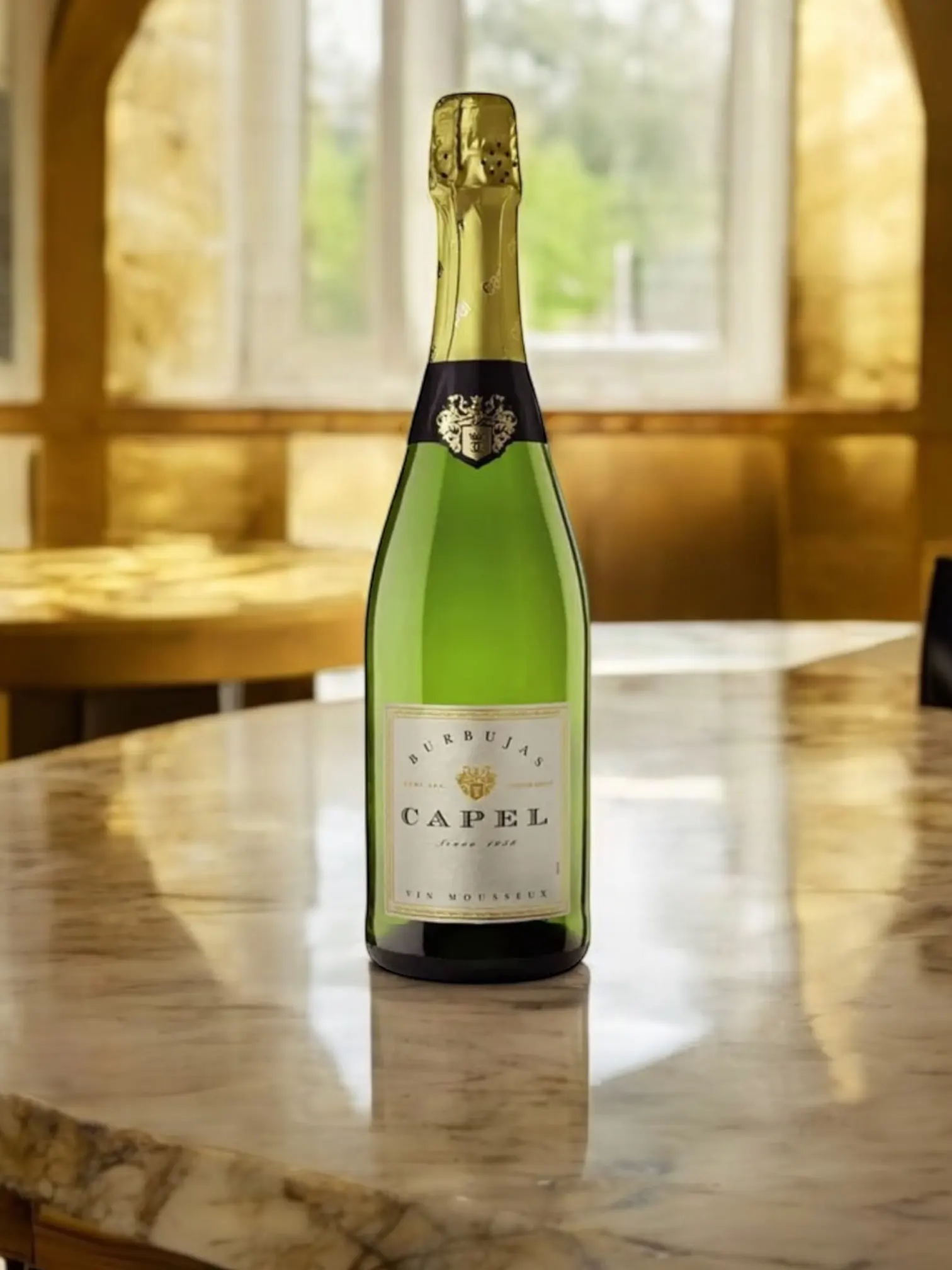 CAPEL BORBUJAS – VINO BLANGO CAVA: Произведено от грозде от лозя, отглеждани по традиционни методи от дребни земевл...